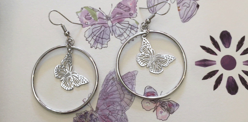 Flutter in silver and gold