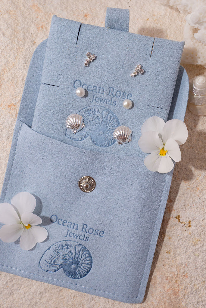 Inspired by days exploring the shoreline looking for ocean treasures.
