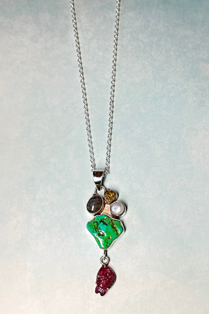 Gemstone Necklaces | Mombasa Rose Boutique | Silver and Stone Jewels