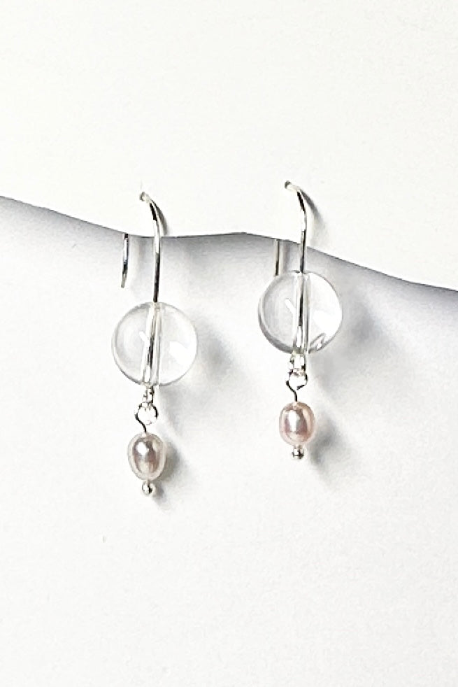 Crystal rock earrings hot sale
