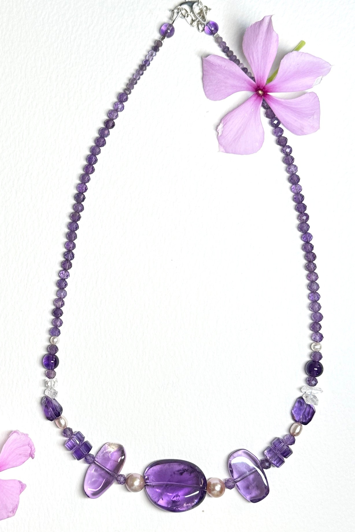 Pure amethyst necklace hotsell