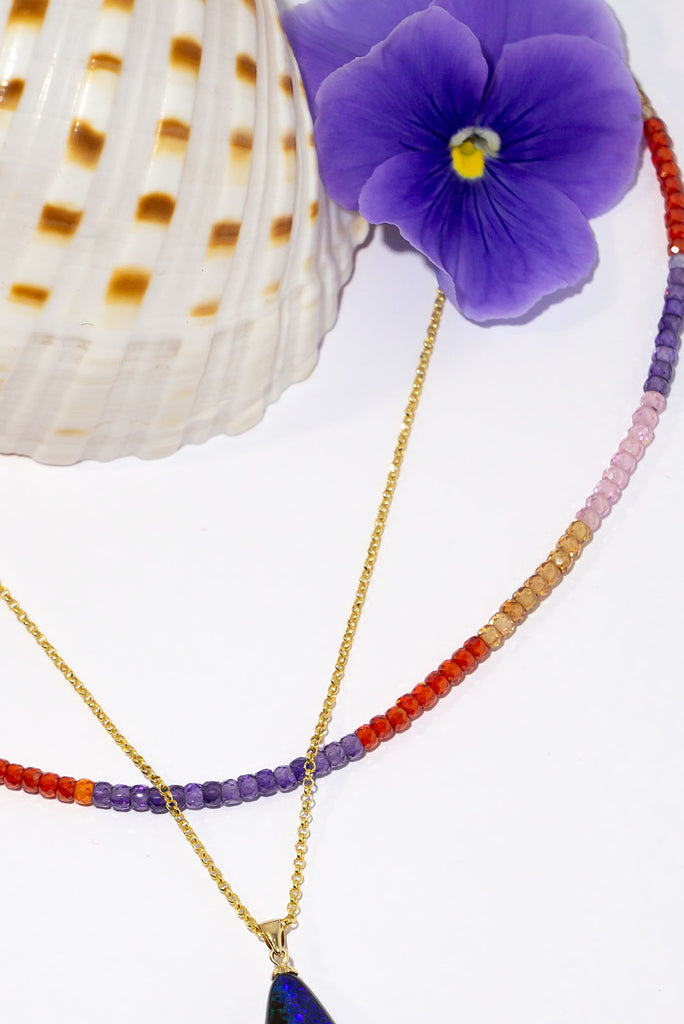 Four gorgeously chic colours designed to brighten and enhance any outfit, these tiny faceted stones are simply perfect.
