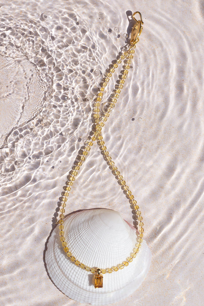 Like a sparkling ray of sunshine after a storm this radiant necklace will add some shimmer and shine to your life.