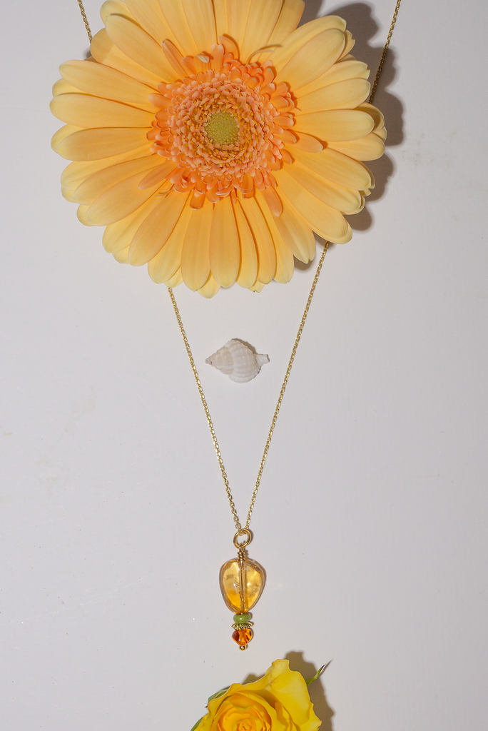 Exude timeless elegance with of citrine, Sonoran gold and baltic amber.