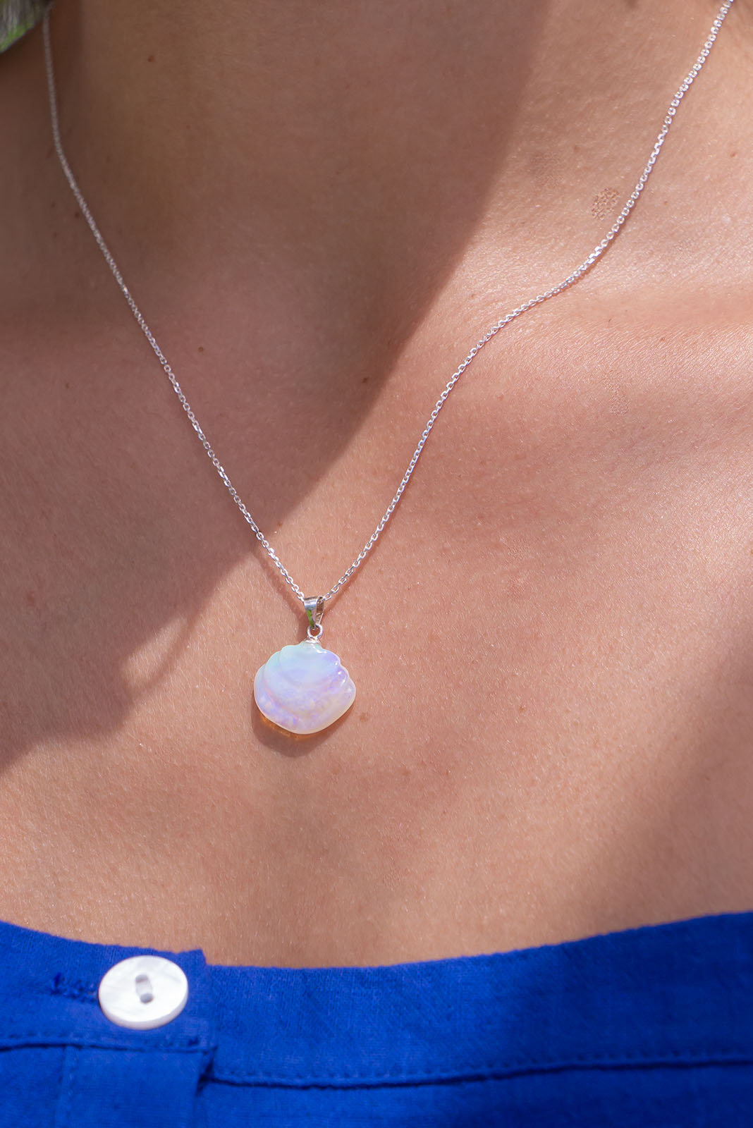 Mystic Falls Opal Crystal Necklace | Montana Silversmiths