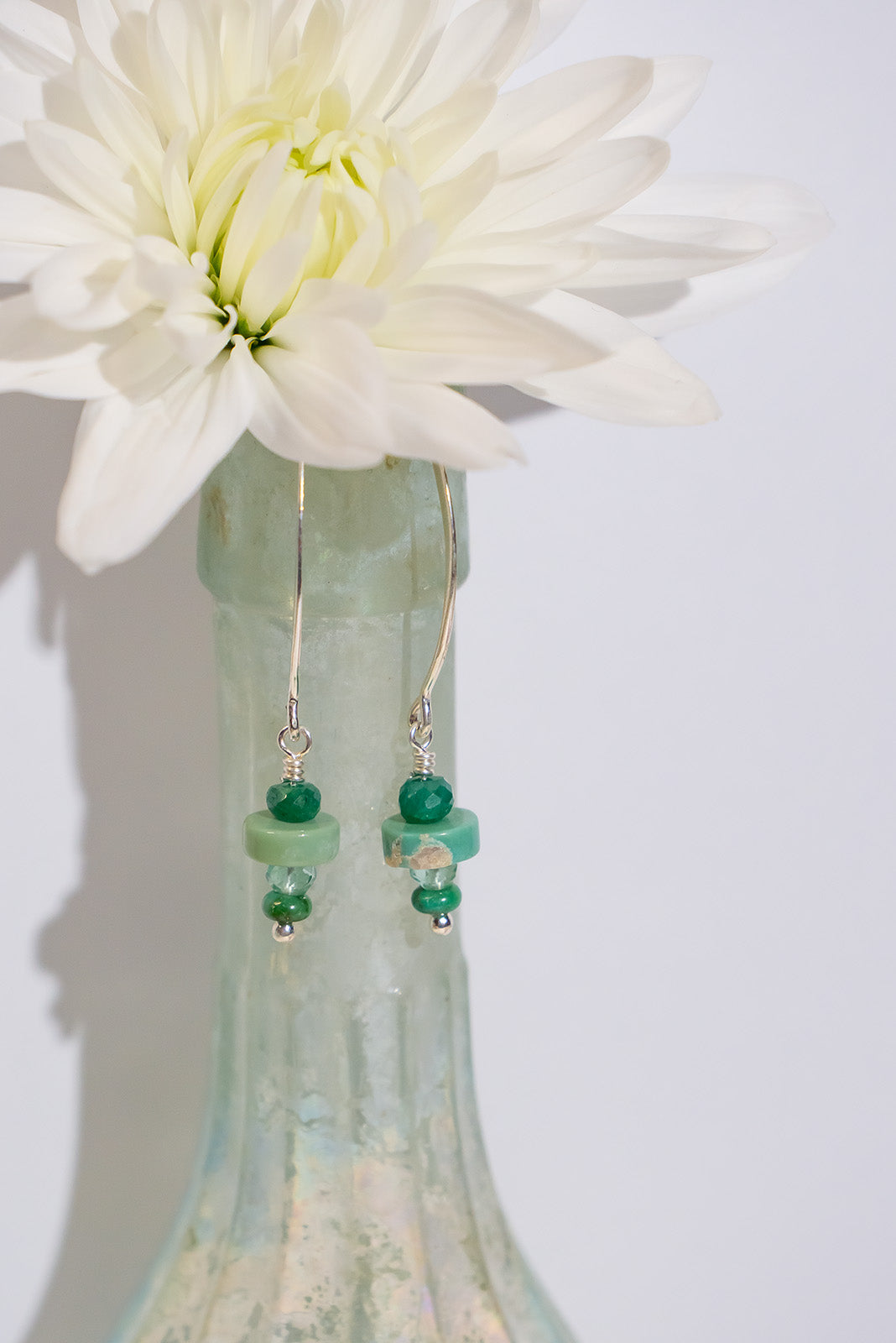 Turquoise Green Seas Stack Earrings – Mombasa Rose
