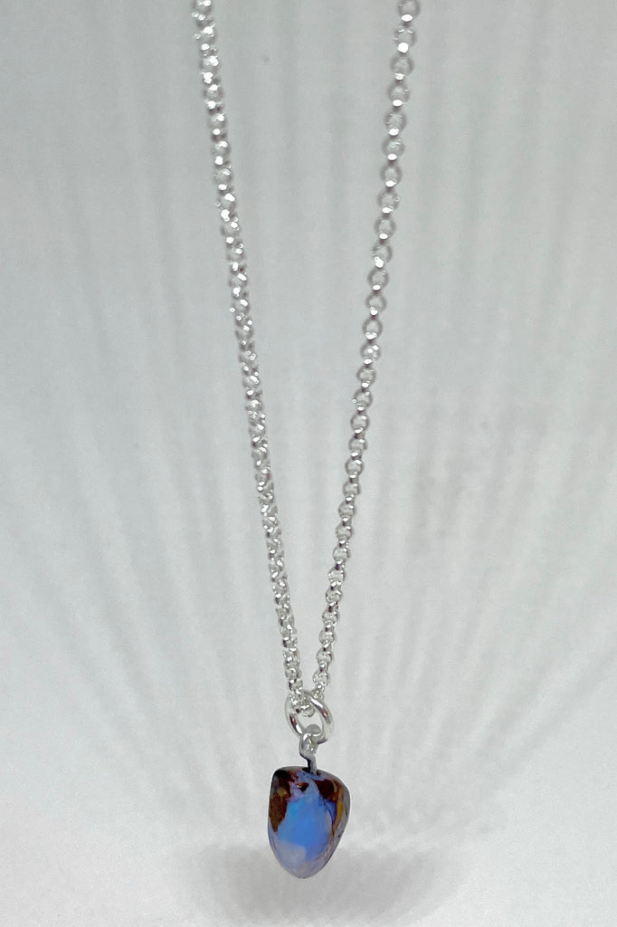 This genuine Australian Opal pendant stone was cut and polished in Australia. 