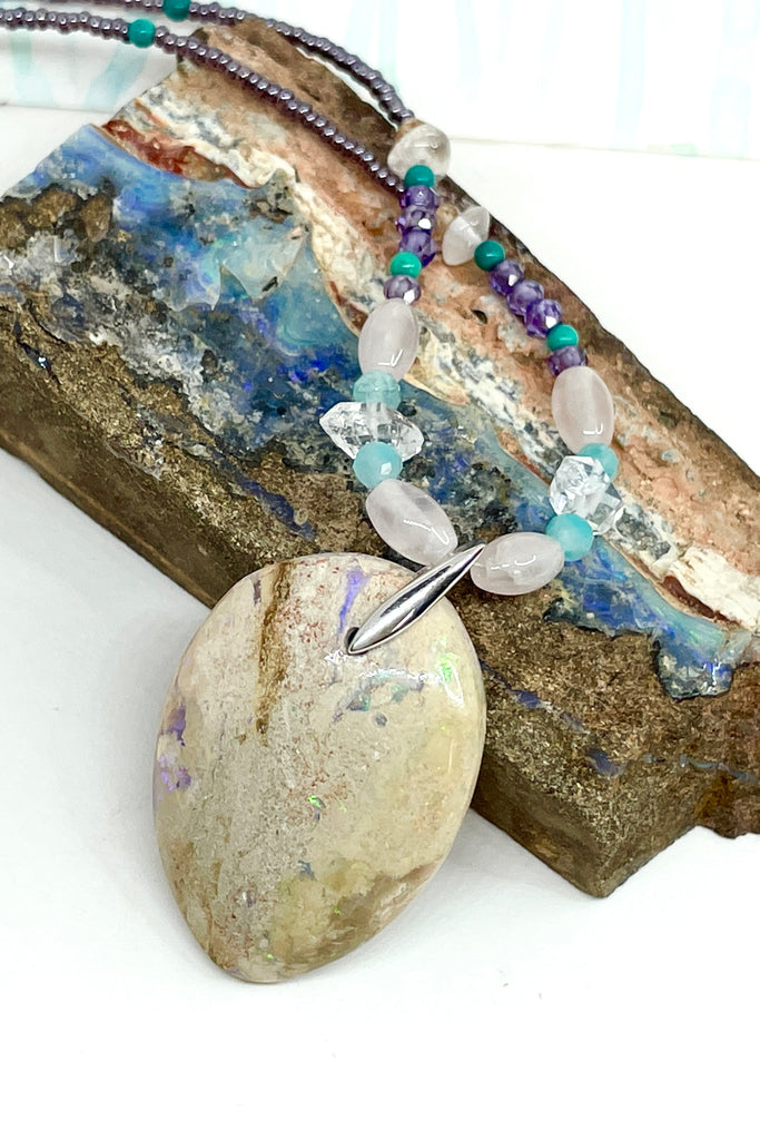 A very soft and pretty Australian Matrix opal.