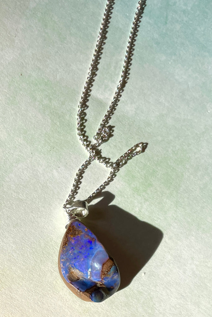 genuine Australian Opal pendant stone