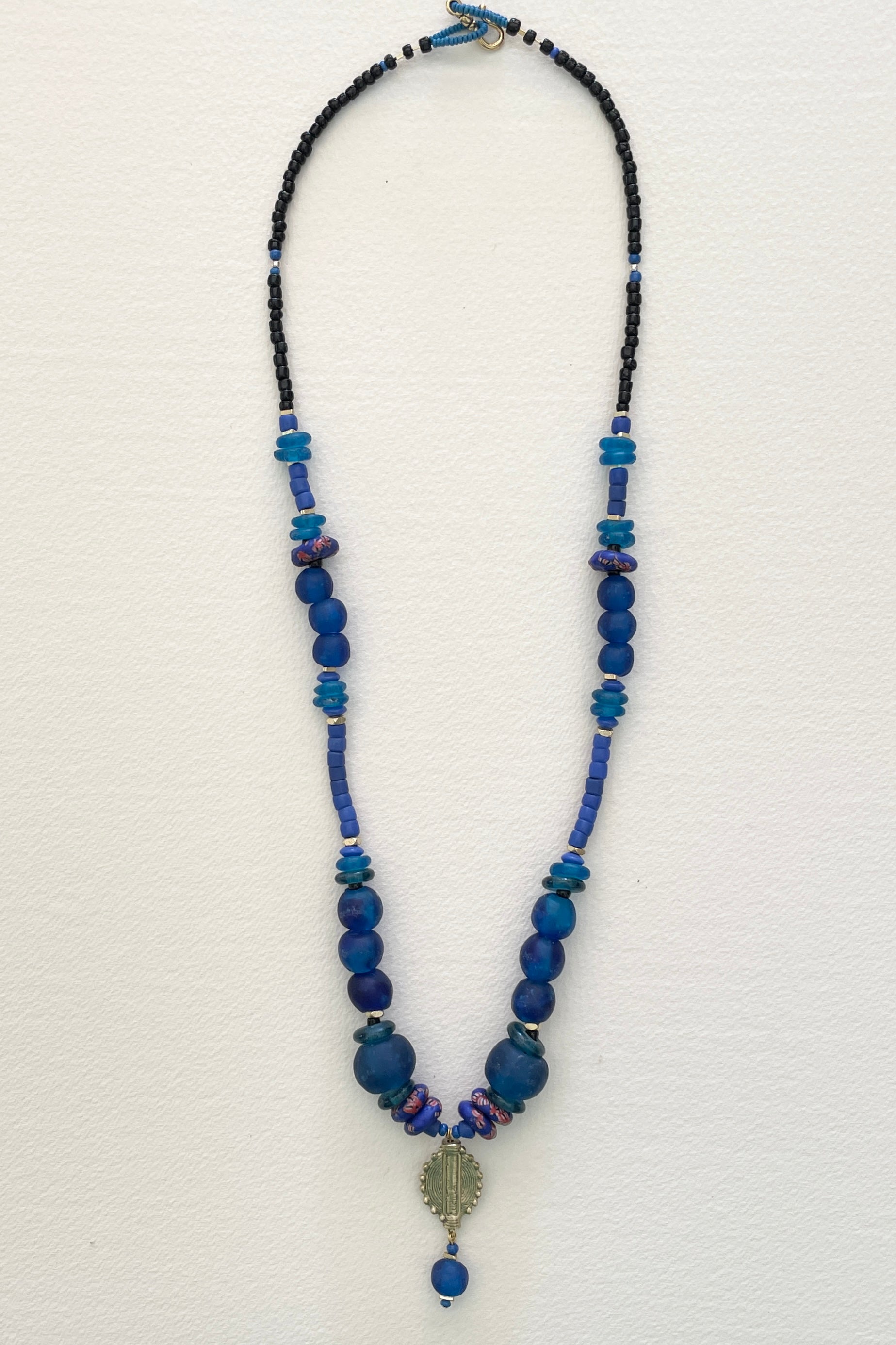 Ghana Bead Necklace Mombasa Rose Boutique African Recycled Beads