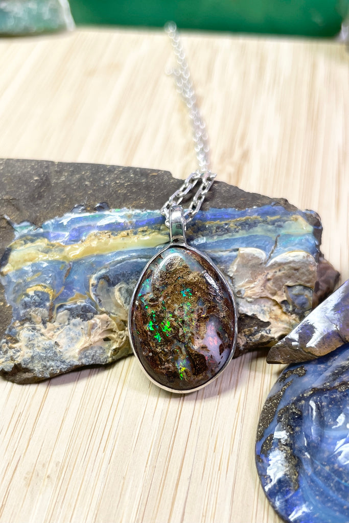 Australian opal pendant