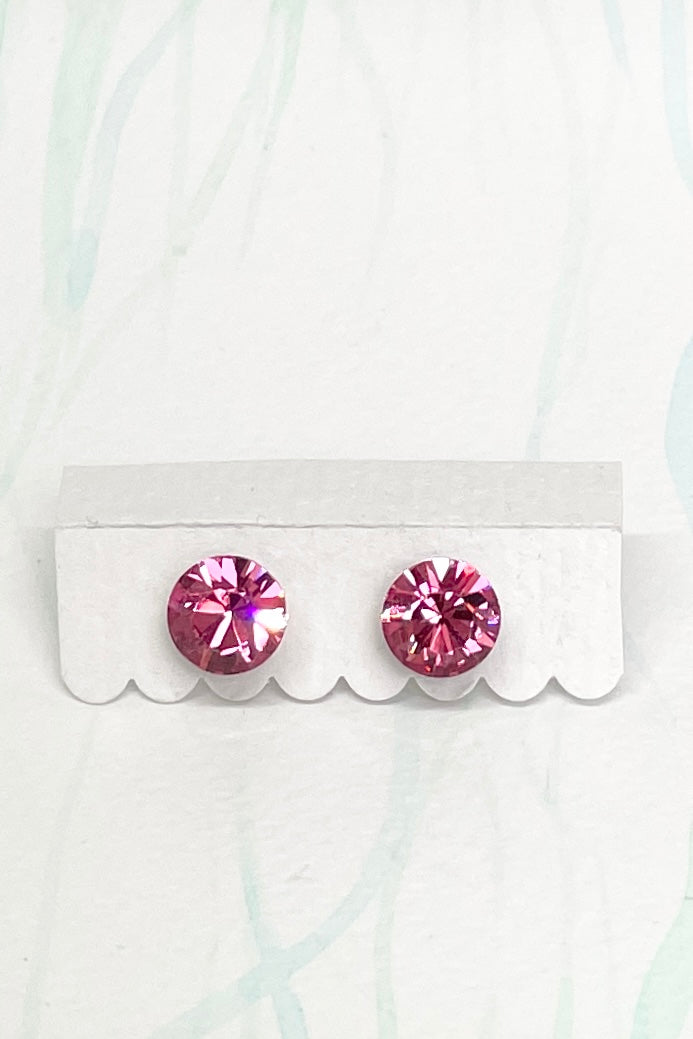Crystal Stud Earring Mombasa Rose Boutique Swarovski Crystal