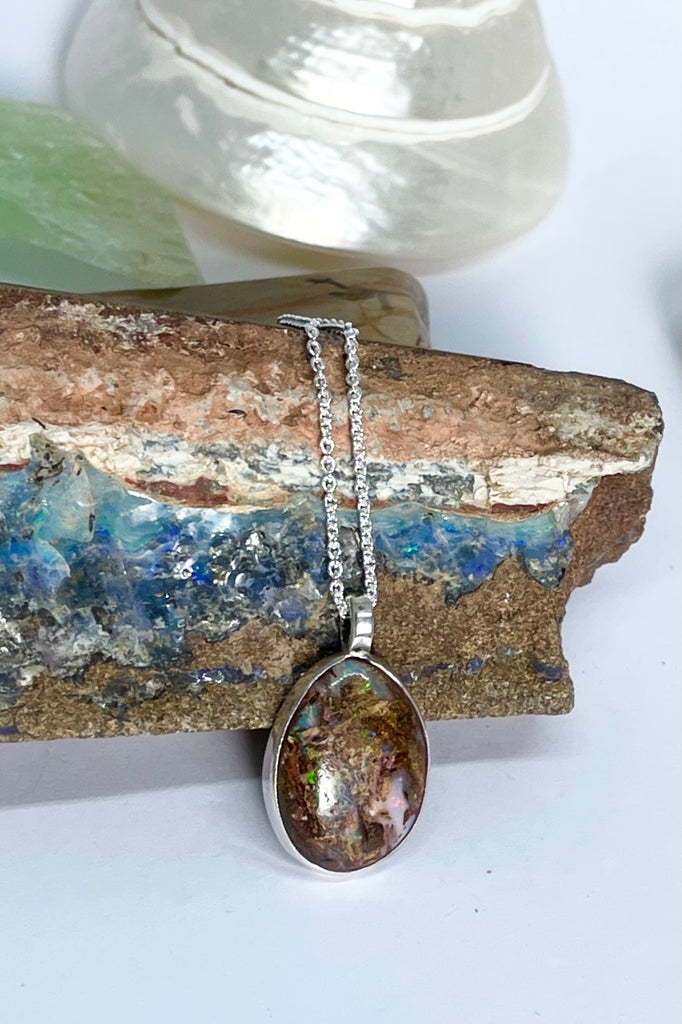 Australian opal pendant