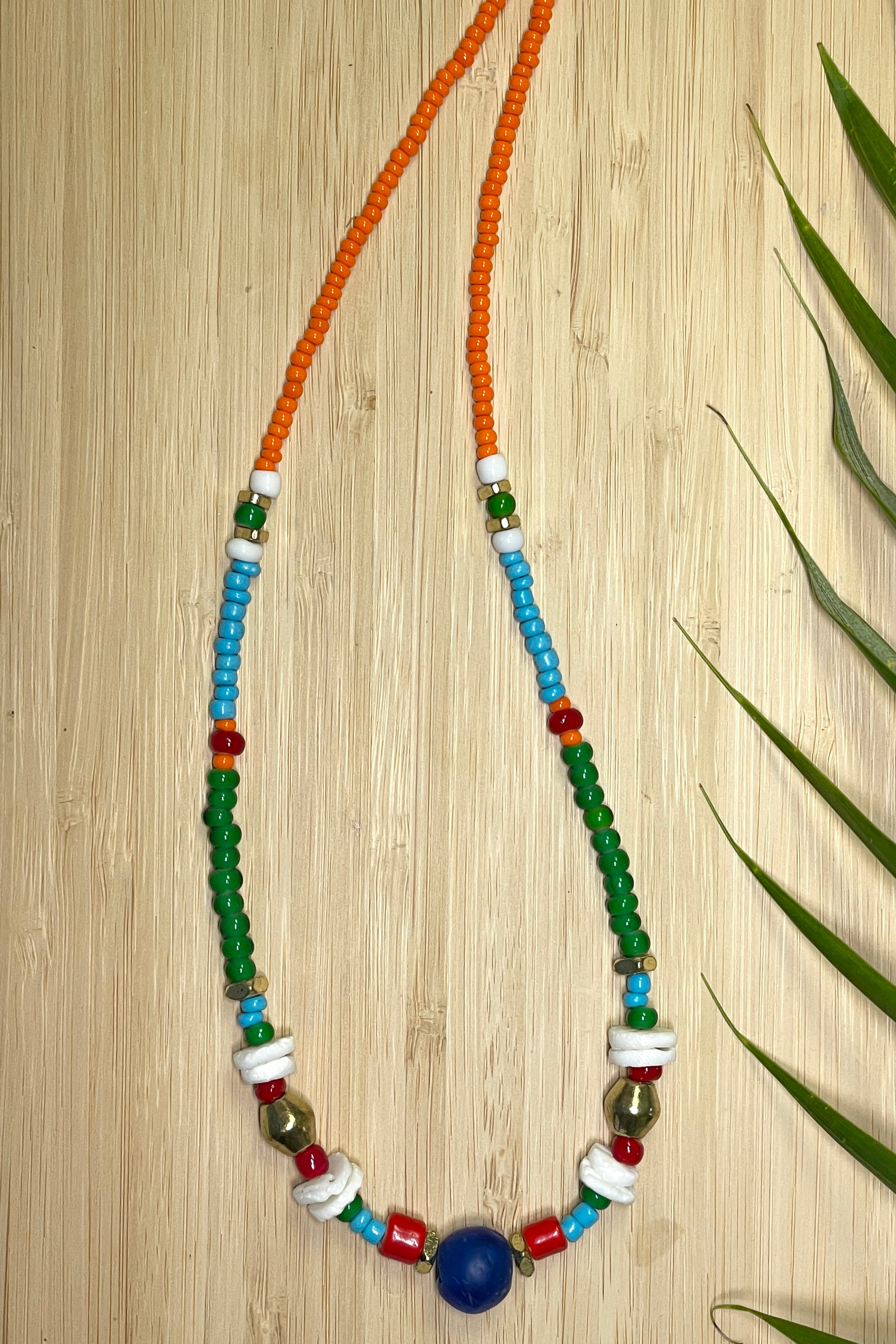 1130 Vintage Naga Tribal Bead Necklace - WOVENSOULS Antique Textiles & Art  Gallery