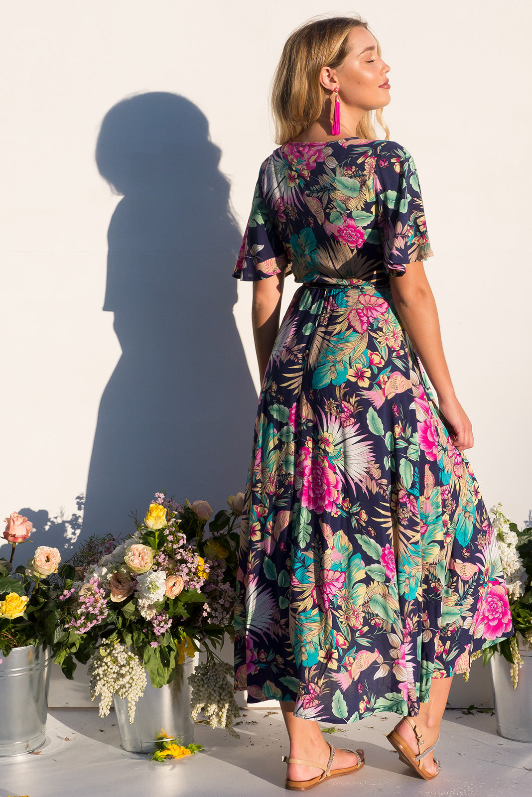 Bird store maxi dress