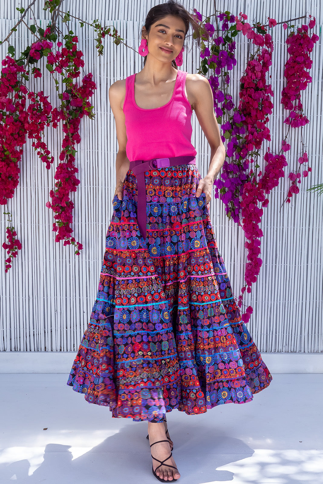 Sun Lilly Toucan Skirt Mombasa Rose Boutique Chic Bohemian Fashion