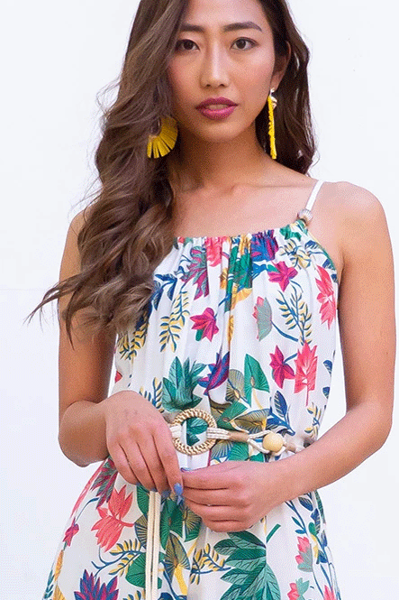 An ultra chic knotted rope belt 
